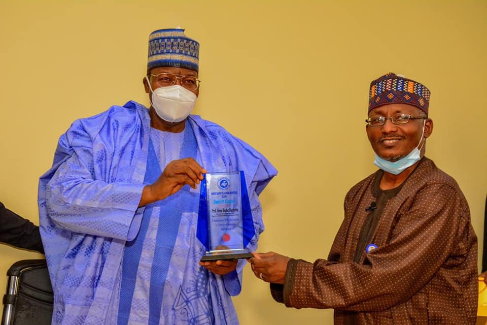 Digital Infrastructure And Literacy Key To  Reaping Transformational Benefits Of ICT – Umar Danbatta  – Receives AKTH Appreciation Award