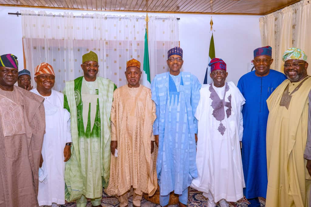 Tinubu  Accompanied By The Youth Minister And Others To Daura To Pay Sallah Homage To President Buhari