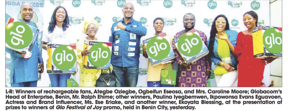 Benin City Agog As New Car, Other Prizes Are Won In Glo Festival Of Joy