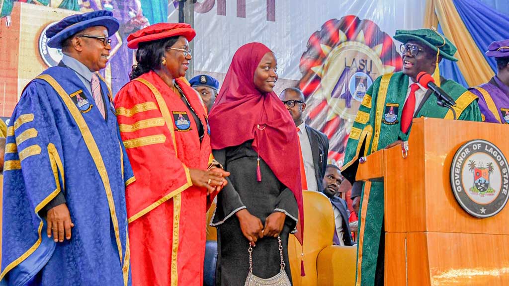 Governor Sanwo-Olu Urges Nigerians to Embrace Student Loan Law at LASU Anniversary and Convocation