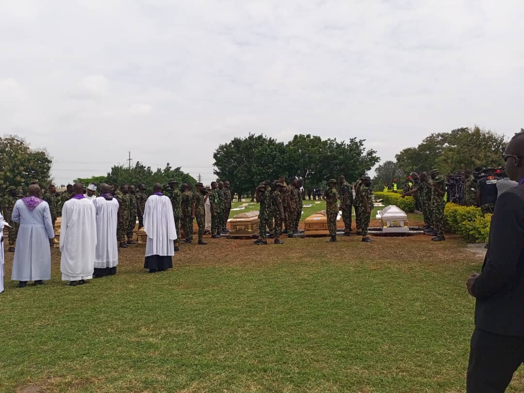 Nation Honors Fallen Heroes: Military Conducts Solemn Mass Burial for Personnel Slain in Niger State Ambush