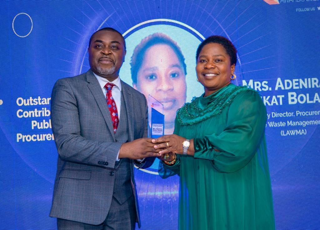 LAWMA’s Head of Procurement Shines Bright at the 2023 Africa Procurement and Supply Chain Awards