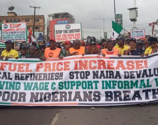 Heavy Security Presence as NLC Commences Nationwide Protest over Petrol Subsidy Removal
