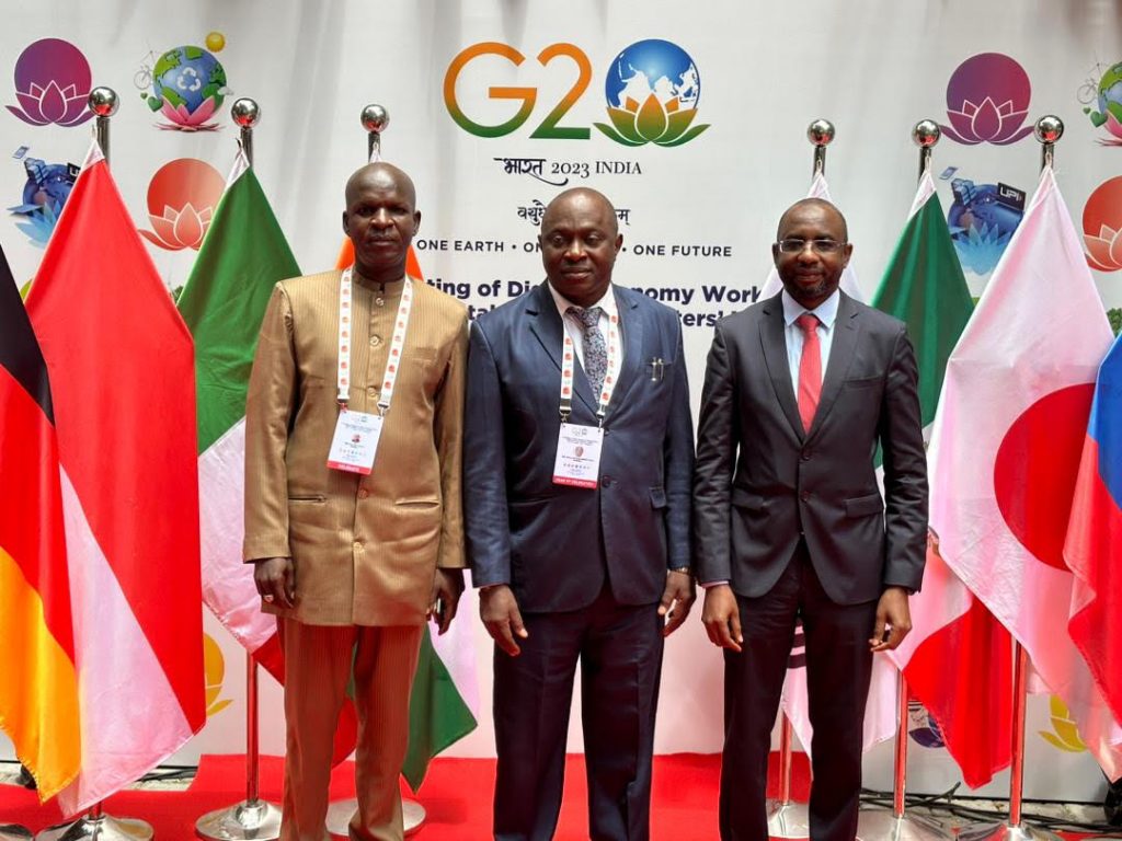 NITDA Leads Nigeria’s Engagement at G20 Ministerial Meeting, Celebrating Nigerian Startup’s Award Victory in the Digital Economy Arena