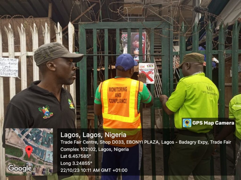 LASG Seals Markets Within Trade Fair Complex Over Environmental Infractions