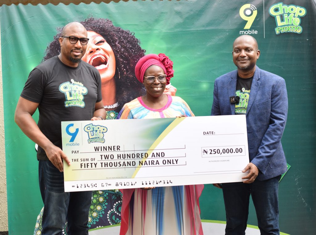 9mobile’s ChopLife Promo: 90 Winners Emerge from Inaugural Draw