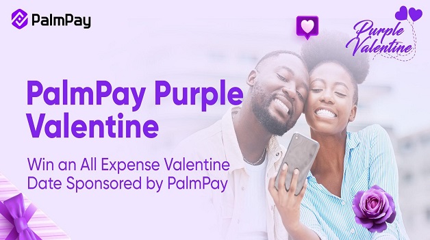 Win A Date Night By Taking Part In The Palmpay Purple Valentine Challenge.