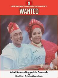 NDLEA Declares Couple Wanted for Cocaine Cartel, Arrests Four Suspected Kingpins