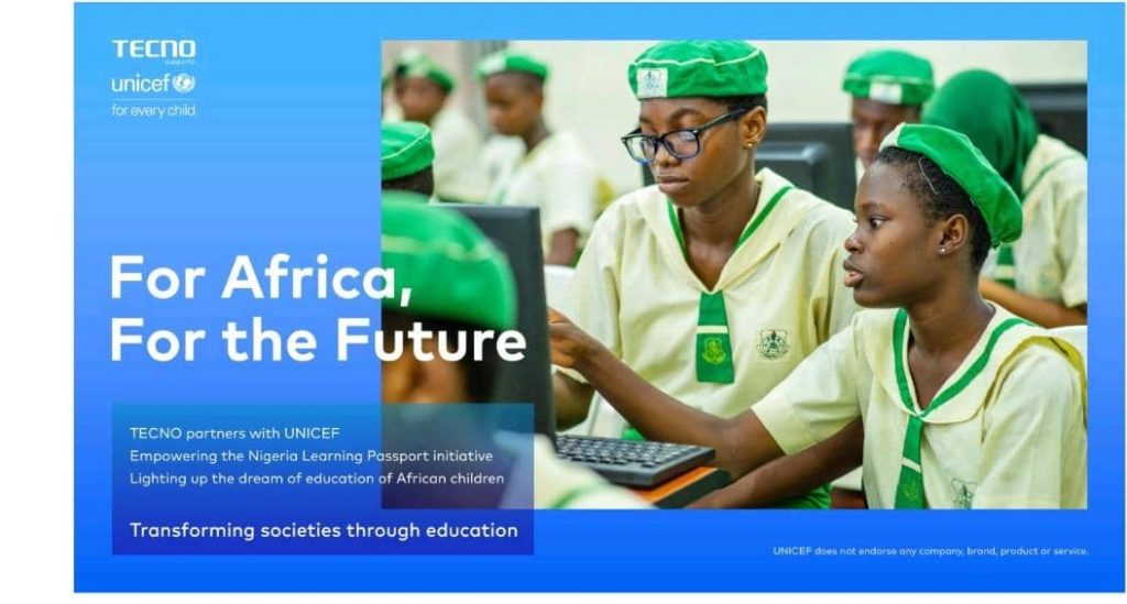 TECNO Partners with UNICEF Nigeria to Support Digital Learning for Children