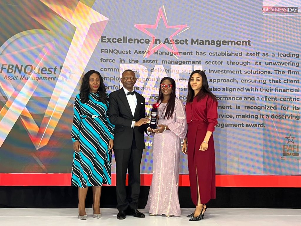 FBNQuest Asset Management Honored with Excellence in Asset Management Award at BusinessDay Awards