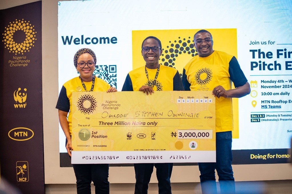 MTN Nigeria, NCF Crown Osarode Odemwingie Winner of 2024 Nigeria PachiPanda Challenge