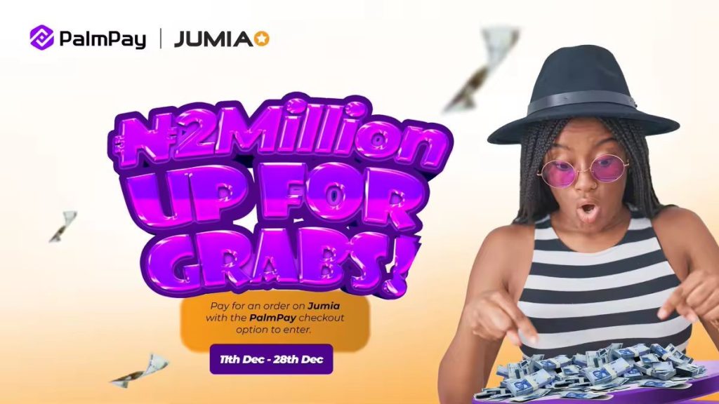 PalmPay , Jumia Begins Holiday Promotion to Honour Users