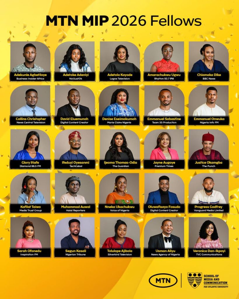 MTN Nigeria Announces 25 Fellows For Fifth Cohort Of Media Innovation Programme