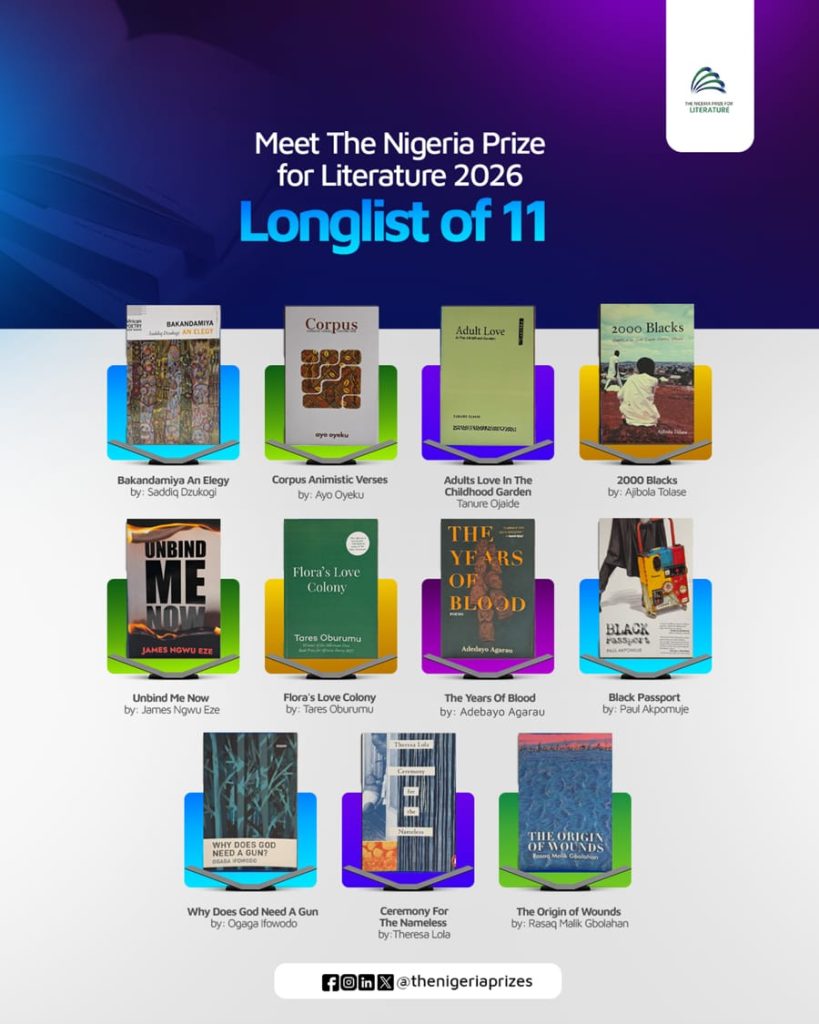 Eleven Poets Make $100,000 Nigeria Prize For Literature Longlist