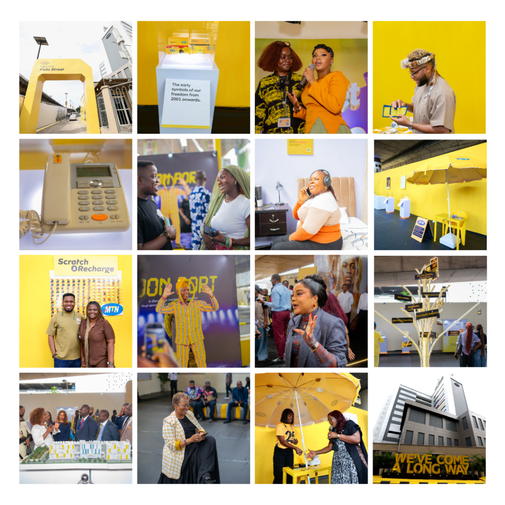 MTN Y’ello Street Museum Takes Nigerians On A Nostalgic Journey Through 25 Years Of Memories